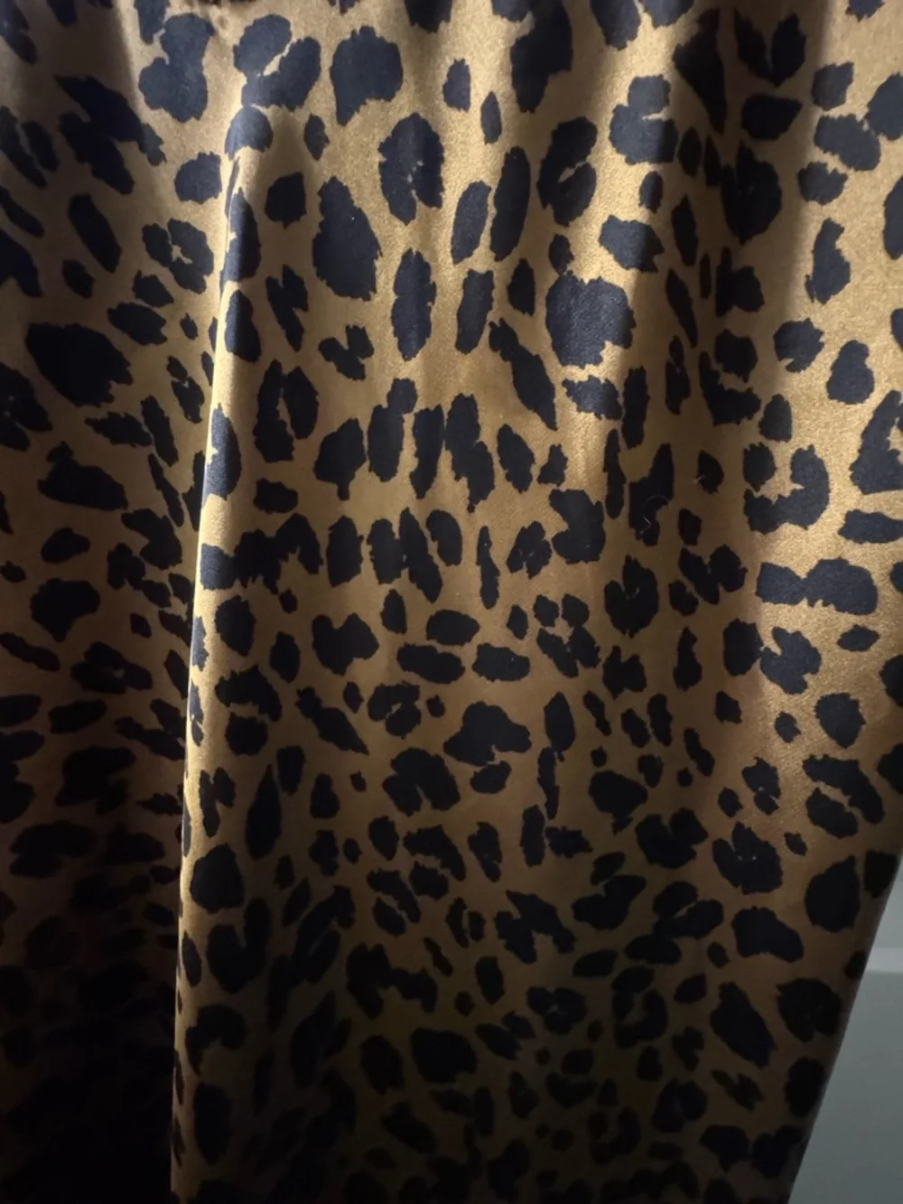 a new day Leopard Print Satin Slip Dress in Brown - Picture 2 of 3